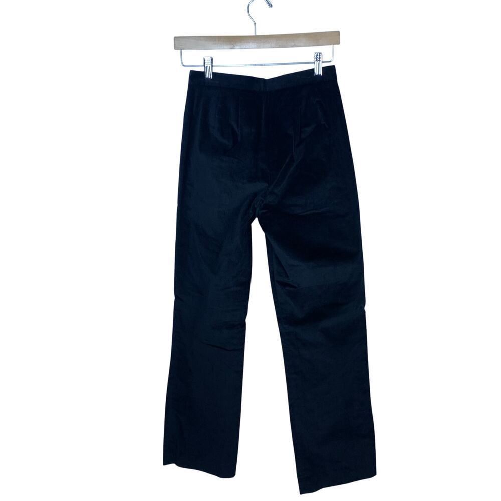 Eddie Bauer Black Velvet Straight Leg Pants